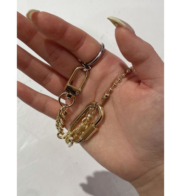 jouetie「カラビナチェーンネックレス」|ネックレス|