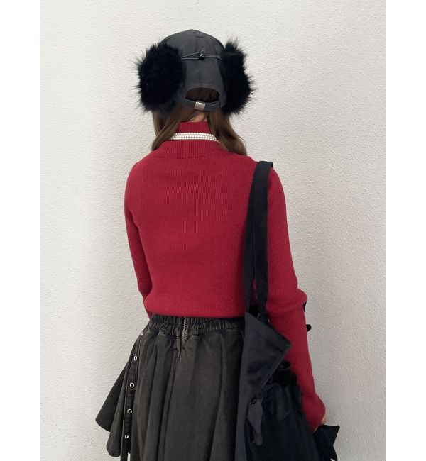 jouetie「ベーシックカラーハイネックニット」|ニット・セーター|