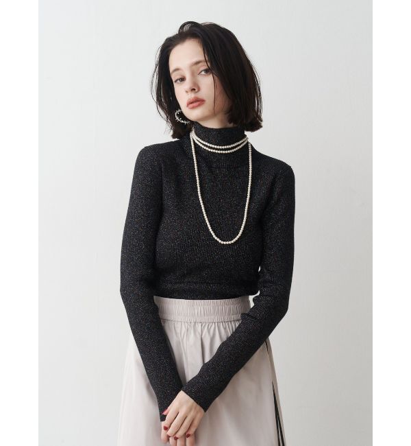 jouetie「ベーシックカラーハイネックニット」|ニット・セーター|ブラック