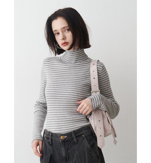 jouetie「ベーシックカラーハイネックニット」|ニット・セーター|ミックス