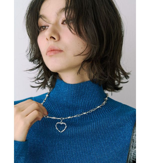 jouetie「ワイヤーライクハートネックレス」|ネックレス|