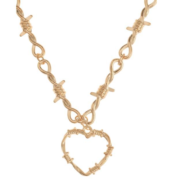 jouetie「ワイヤーライクハートネックレス」|ネックレス|