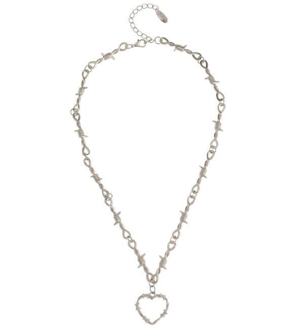 jouetie「ワイヤーライクハートネックレス」|ネックレス|