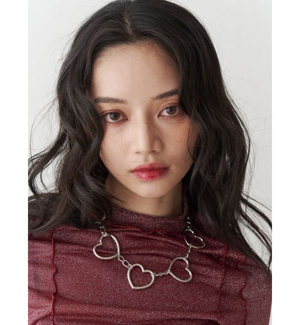 jouetie「ビッグハートモチーフネックレス」|ネックレス|
