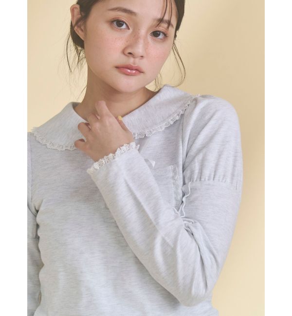 merry jenny「frilly polo tops」|ポロシャツ|