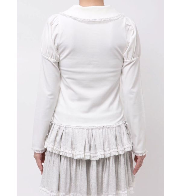 merry jenny「frilly polo tops」|ポロシャツ|