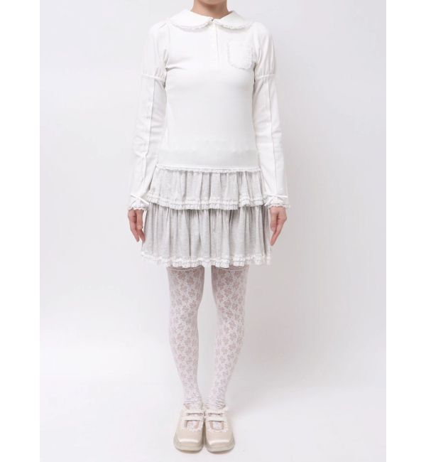 merry jenny「frilly polo tops」|ポロシャツ|