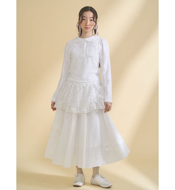 merry jenny「frilly polo tops」|ポロシャツ|