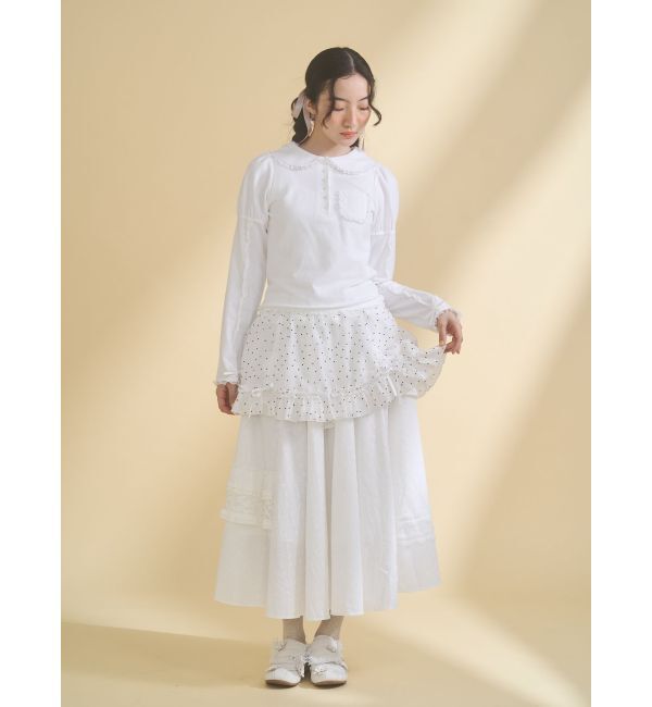 merry jenny「frilly polo tops」|ポロシャツ|