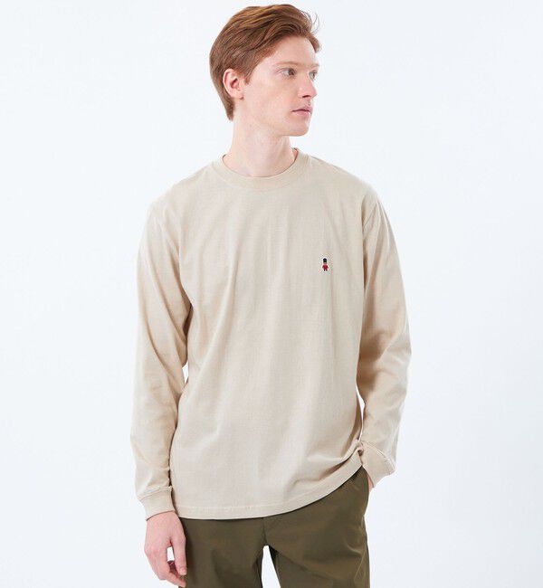 MACKINTOSH PHILOSOPHY「【WEB&一部店舗限定】バッキンガムベア 5.6oz天竺 ワンポイントロンＴ」|Tシャツ・カットソー|ベージュ