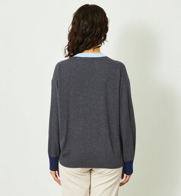 MACKINTOSH PHILOSOPHY「GREY LABEL ウールカシミヤバイカラーニット」|ニット・セーター|