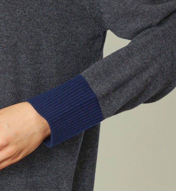 MACKINTOSH PHILOSOPHY「GREY LABEL ウールカシミヤバイカラーニット」|ニット・セーター|