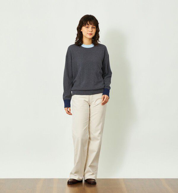 MACKINTOSH PHILOSOPHY「GREY LABEL ウールカシミヤバイカラーニット」|ニット・セーター|