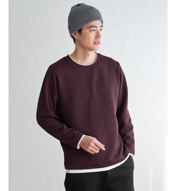 ikka「ランダムフクレジャカードレイヤード」|パーカー|