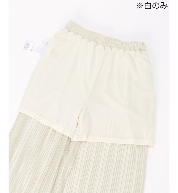 ikka kids「LKカットプリーツワイドパンツ」|その他|