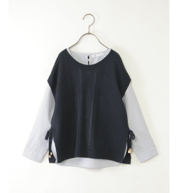 ikka kids「【親子コーデ】サイドリボンニットベストセット（120~160cm）」|その他|