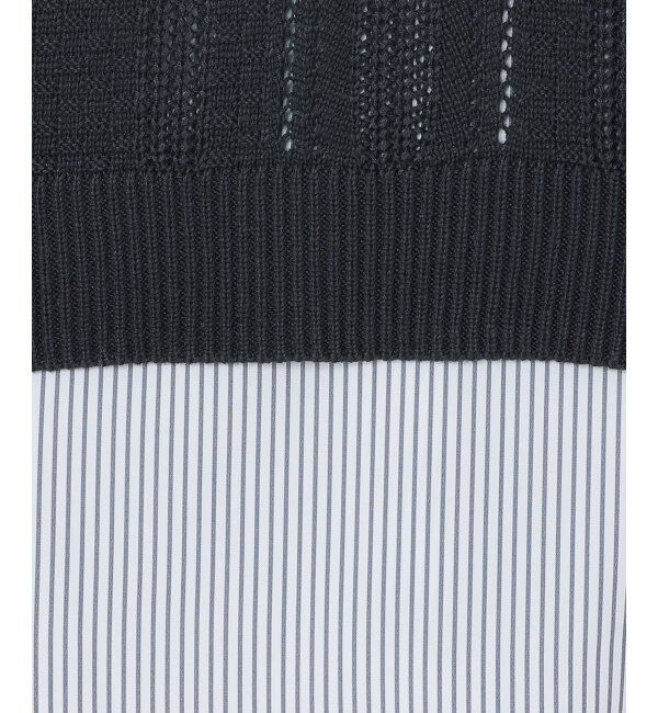 ikka「【2点セット】ニットベストブラウスセット」|ニット・セーター|