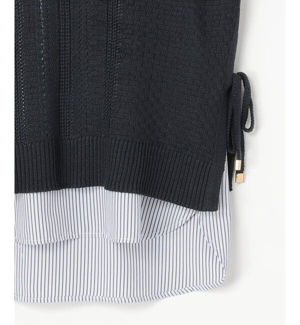 ikka「【2点セット】ニットベストブラウスセット」|ニット・セーター|