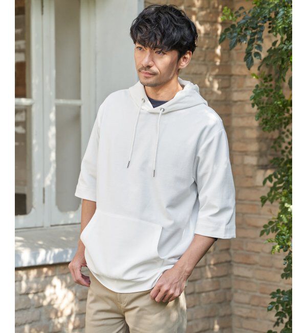 ikka「GOKU楽冷感2WAYパーカ」|Tシャツ・カットソー|