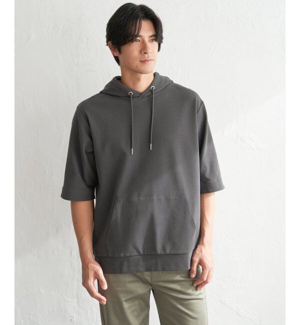 ikka「GOKU楽冷感2WAYパーカ」|Tシャツ・カットソー|