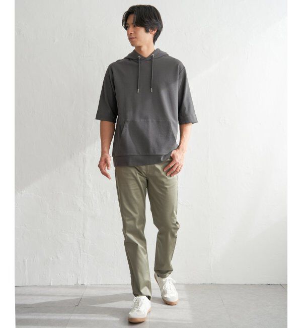 ikka「GOKU楽冷感2WAYパーカ」|Tシャツ・カットソー|