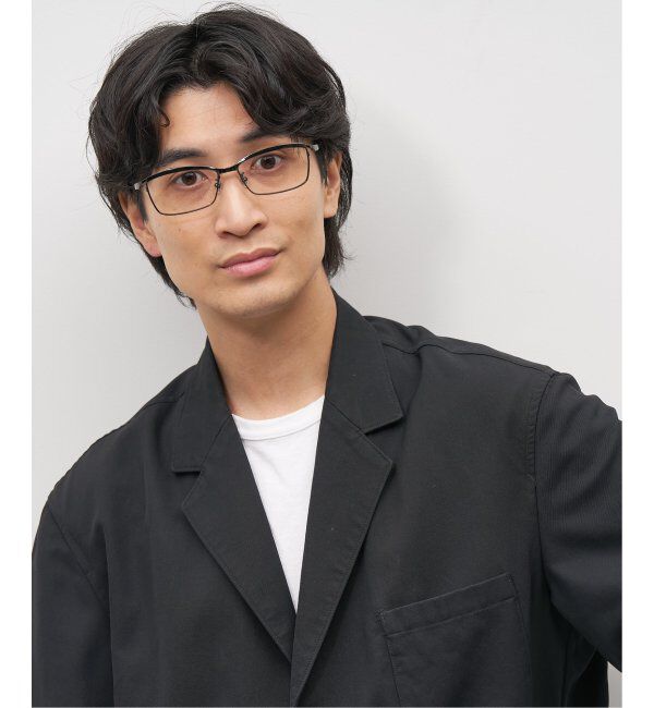  「スクエア型 跳ね上げ式メガネ フリップアップ FLIPUP ビジネス  レンズ交換券付」|メガネ|グレー