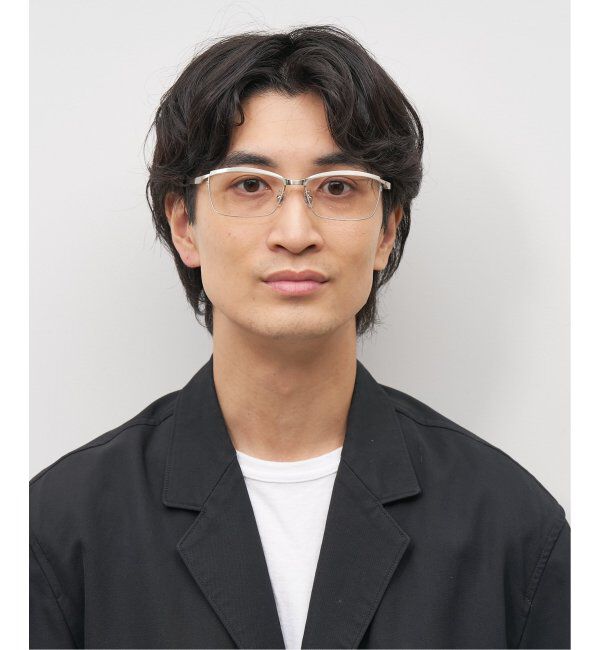  「スクエア型 跳ね上げ式メガネ フリップアップ FLIPUP ビジネス  レンズ交換券付」|メガネ|シルバー