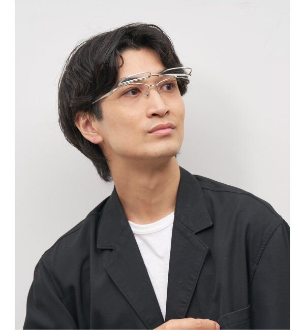  「スクエア型 跳ね上げ式メガネ フリップアップ FLIPUP ビジネス  レンズ交換券付」|メガネ|