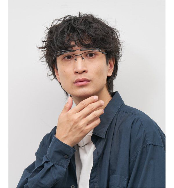  「スクエア型 跳ね上げ式メガネ フリップアップ FLIPUP ビジネス  レンズ交換券付」|メガネ|