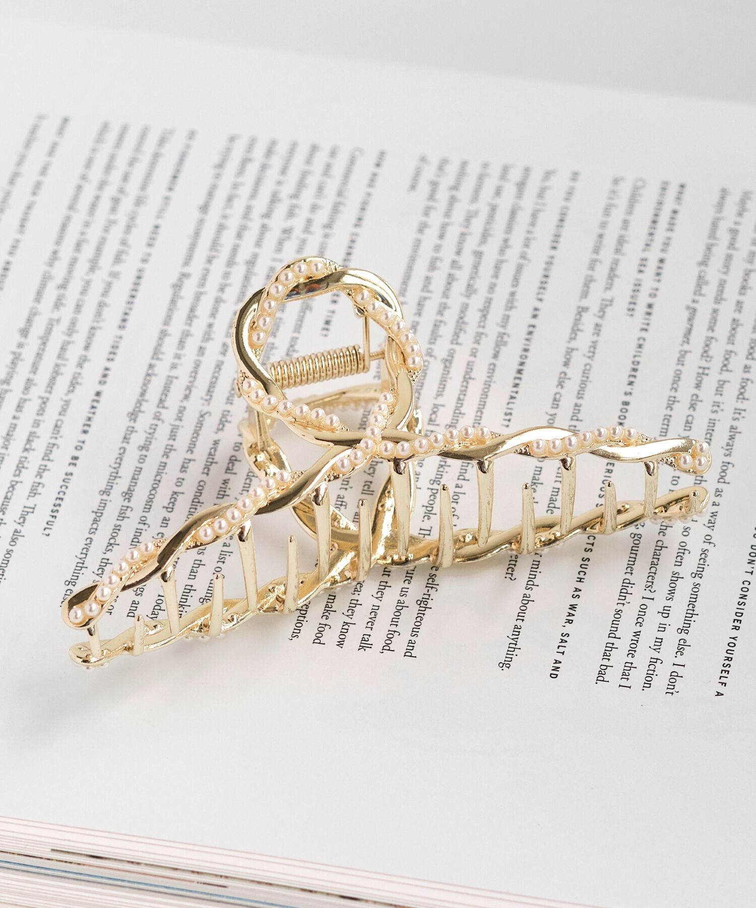 Phoebe「【WEB限定】ツイストパールバンスクリップ」|その他|