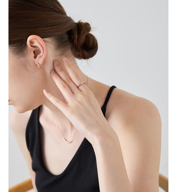 ONLINE Limited] ビジュー クレセントムーン リング（ete）｜ルミネの