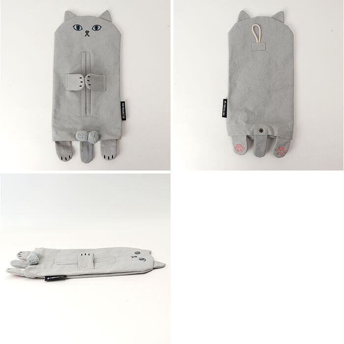 ティッシュカバー アンドパッカブル 通販 ニャンタマティッシュカバー