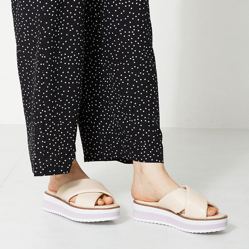 WA Oriental TRaffic「パデットクロスミュールサンダル/32210」|サンダル|