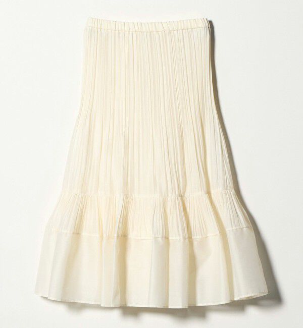 UNITED ARROWS「オーガンジー コンスト プリーツスカート」|スカート|