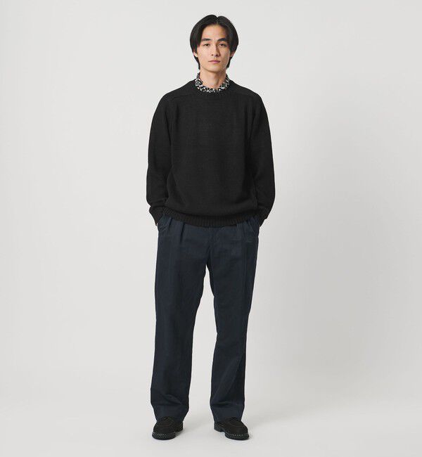 UNITED ARROWS「テープヤーン 天竺編み  クルーネック サマーニット」|ニット・セーター|