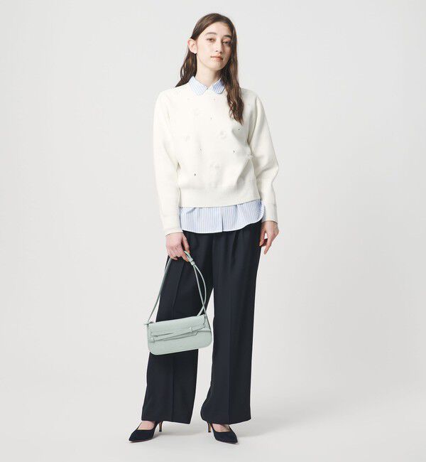 UNITED ARROWS「3D ビジュー プルオーバーニット」|ニット・セーター|