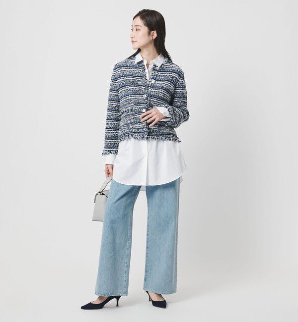 UNITED ARROWS「カラーミックス ツイードライク カーディガン」|カーディガン|