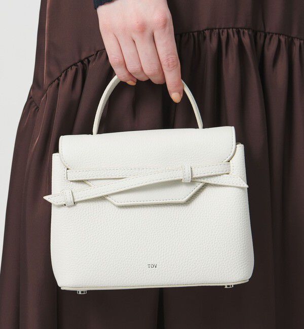 UNITED ARROWS「＜TOV＞MIMI バッグ MINI 」|ハンドバッグ|WHITE