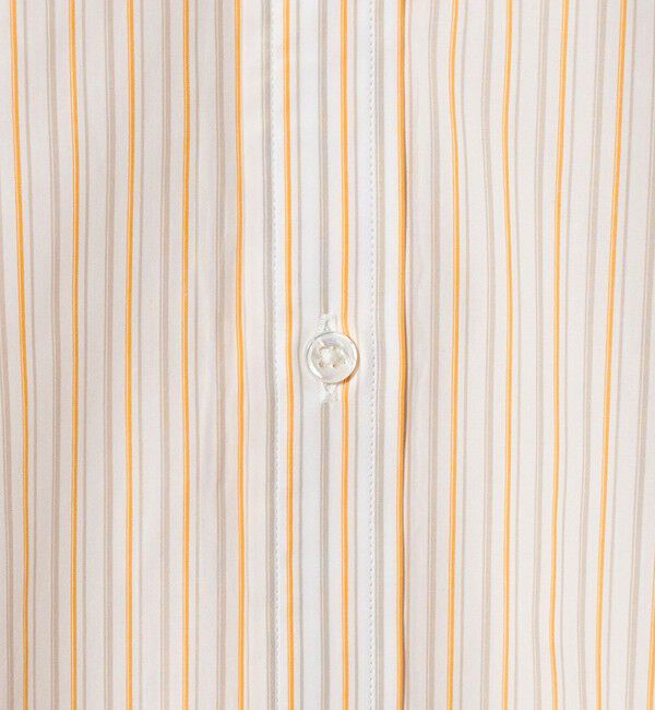 UNITED ARROWS「ALBINI オルタネートストライプ ラウンド レギュラーカラーシャツ」|シャツ・ブラウス|