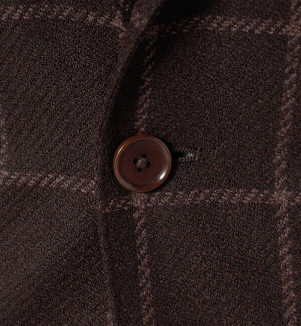 UNITED ARROWS「ブークレ ウィンドウペン シングル 3ボタン テーラードジャケット CーMODEL」|テーラードジャケット|