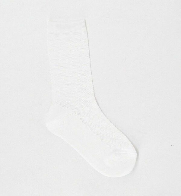 UNITED ARROWS green label relaxing「ドット クルー ソックス / 靴下 / キッズ  17cm-19cm」|ソックス|WHITE