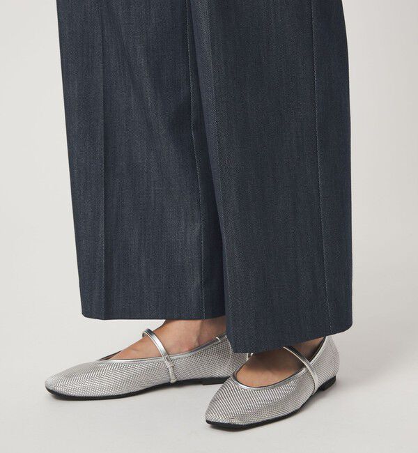 UNITED ARROWS green label relaxing「［size SHORT/TALLあり］ニーハイフレアパンツ デニム 2 ストレッチ」|デニム|