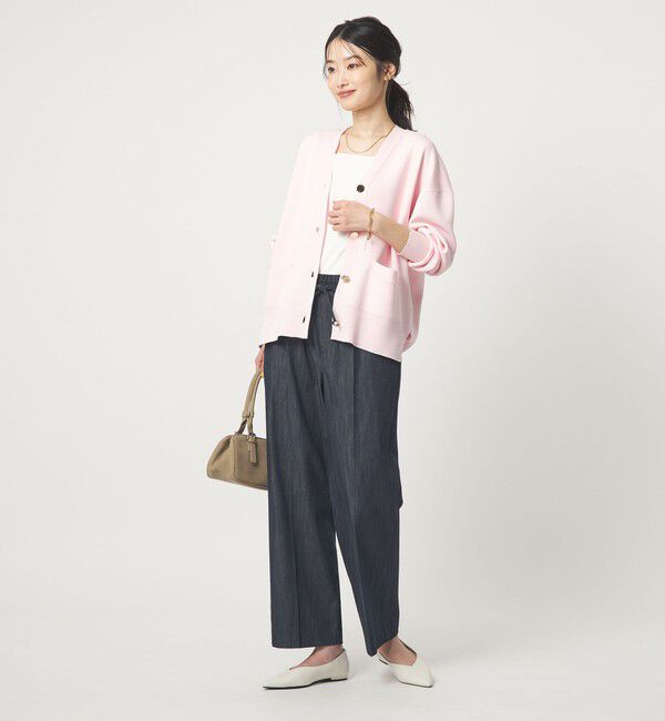 UNITED ARROWS green label relaxing「［size SHORT/TALLあり］ニーハイフレアパンツ デニム 2 ストレッチ」|デニム|