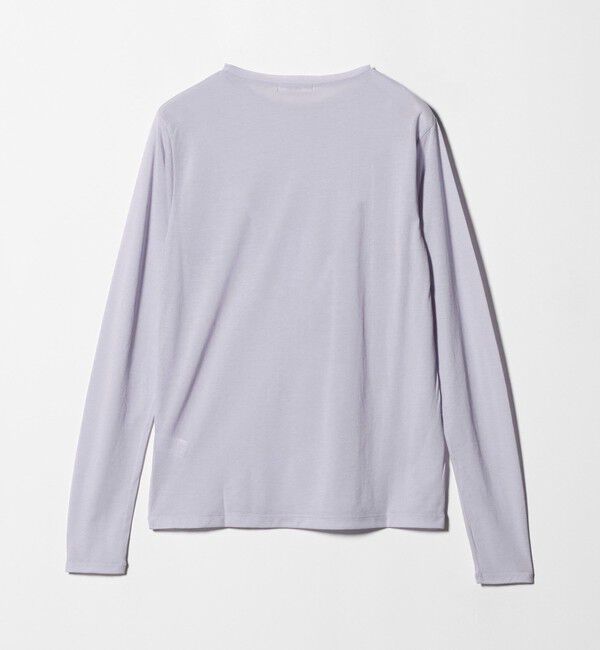 BEAUTY&YOUTH UNITED ARROWS「コットンナイロン天竺 シアー クルーネック Tシャツ」|Tシャツ・カットソー|