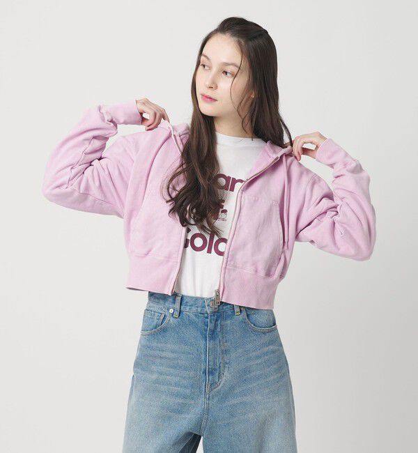 BEAUTY&YOUTH UNITED ARROWS「コットン ショートフロントジップパーカー」|カーディガン|