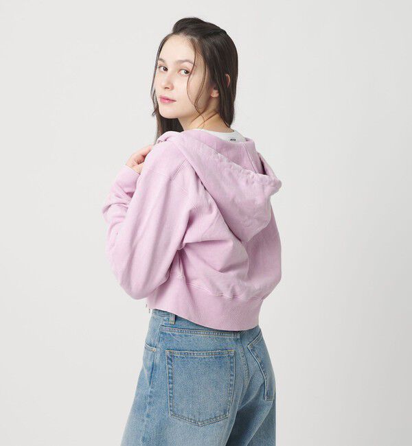 BEAUTY&YOUTH UNITED ARROWS「コットン ショートフロントジップパーカー」|カーディガン|