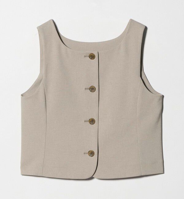 BEAUTY&YOUTH UNITED ARROWS「スクエアネック 2WAYベスト 吸水速乾 防シワ UV」|ベスト・ジレ|