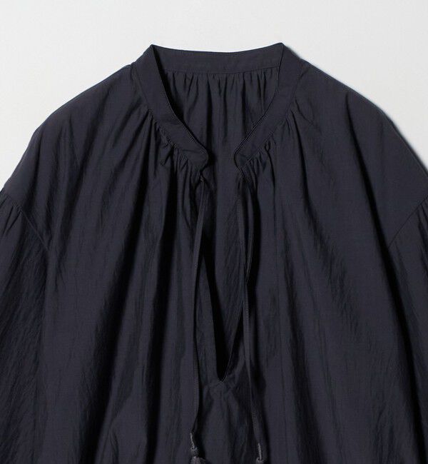 BEAUTY&YOUTH UNITED ARROWS「コットンナイロン ボリューム スキッパー ブラウス」|シャツ・ブラウス|