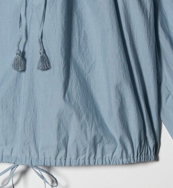 BEAUTY&YOUTH UNITED ARROWS「コットンナイロン ボリューム スキッパー ブラウス」|シャツ・ブラウス|