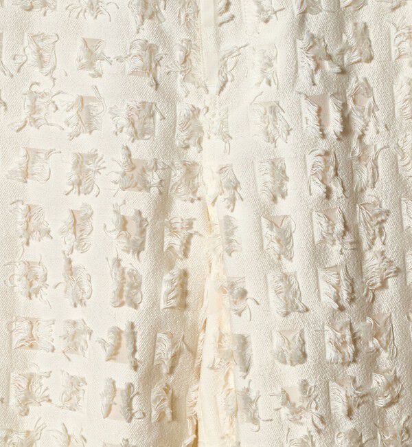 BEAUTY&YOUTH UNITED ARROWS「スクエア フリンジ ジャガード ワイドパンツ」|その他|